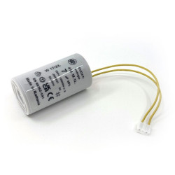 Condensateur 7 µF fils connecteur JST BUBENDORFF pour moteur volet roulant
