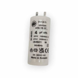 Condensateur 4 µF cosses Faston 2.8mm pour moteur volet roulant