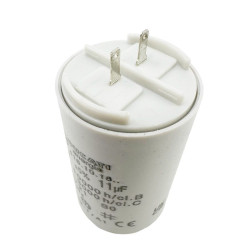 Condensateur 11 µF cosses Faston 2.8mm pour moteur volet roulant