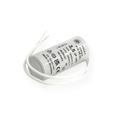 Condensateur 3,5 µF fils pour moteur volet roulant