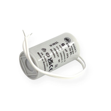 Condensateur 6 µF fils pour moteur volet roulant