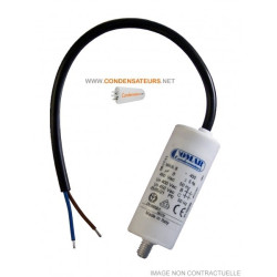 Condensateur 8mf 450V pour moteur leroy somer LS63P 0,18KW