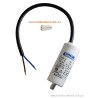 Condensateur 10mf 450V à câble pour démarrage moteur LEROY SOMER LS63P
